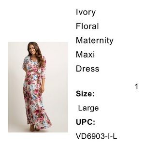 PInkBlush Maternity Dress